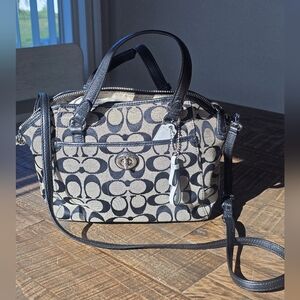 Coach Black and Gray Crossbody Bag